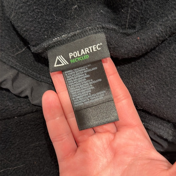 Black North Face Fleece Jacket - Picture 3 of 4